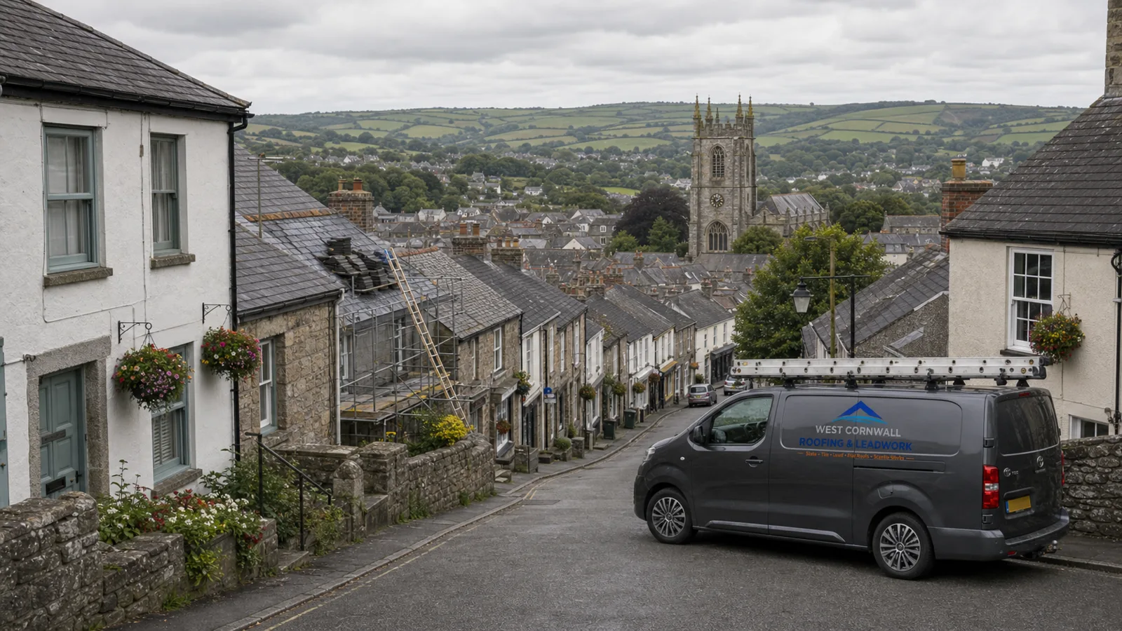 Roofers working in Helston, West Cornwall