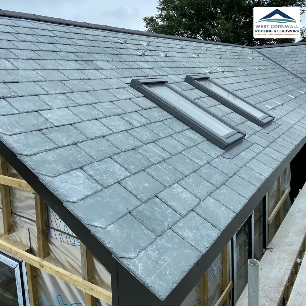 New slate with rooflights